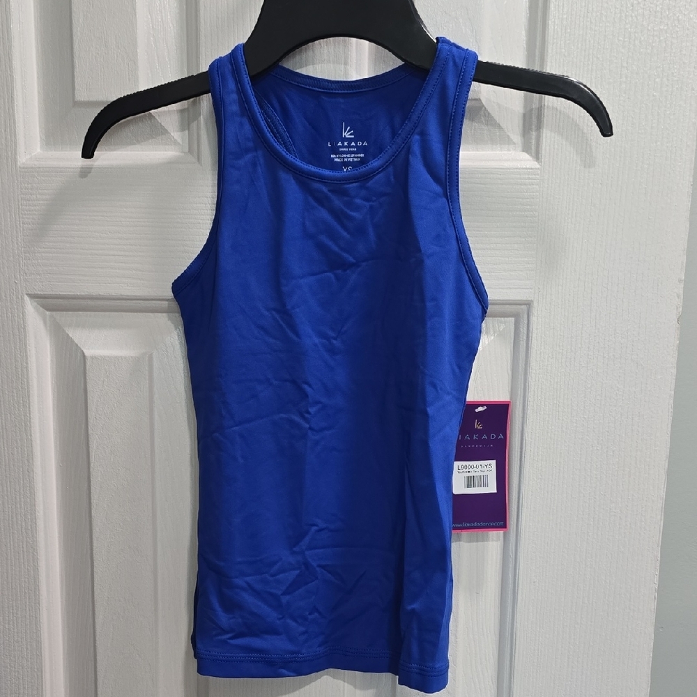 Liakada Blue Workout Tank Top Size Youth Small
